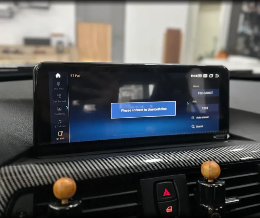 BMW 3 Series F30のAndroid Auto・CarPlay取付事例 施工写真 2-2