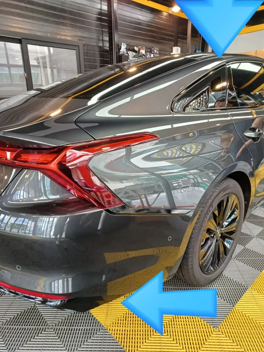 Kia K8のカーラッピング事例|費用目安・仕上がり 施工写真 3-3