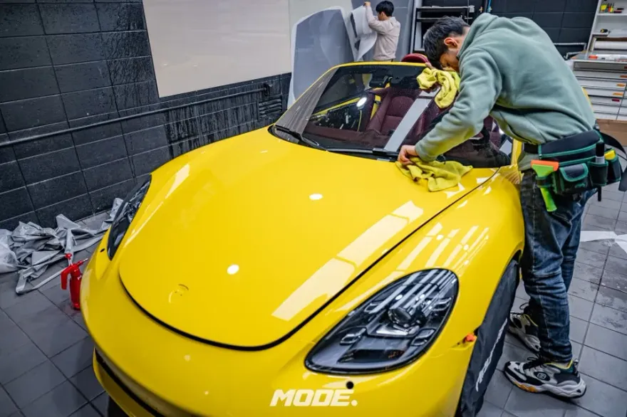 ポルシェ 718 Boxster GTS PPF施工事例｜費用目安・仕上がり 施工写真 2-2