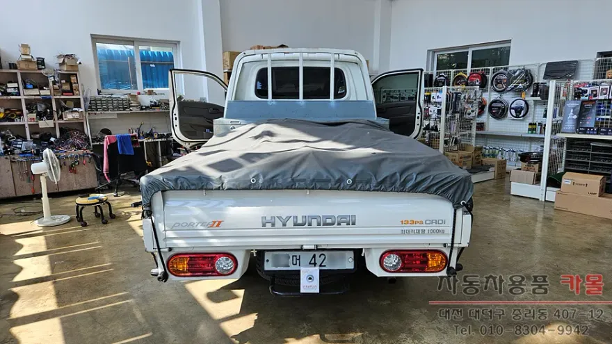 Hyundai Porter 2 oem options installation result