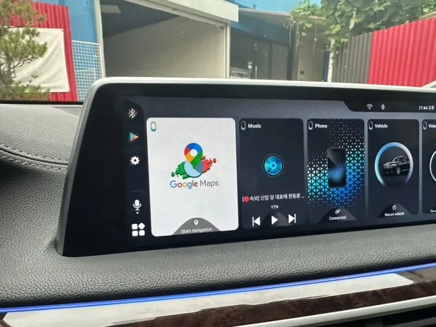 BMW 7 Series G11のAndroid Auto・CarPlay取付事例 施工写真 1-3