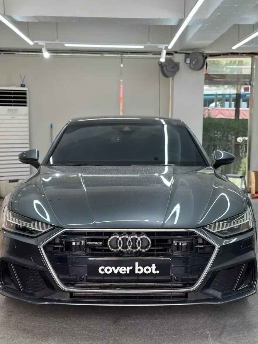 Audi A7 PPF施工事例|韓国での実例と費用目安 施工写真 1-1