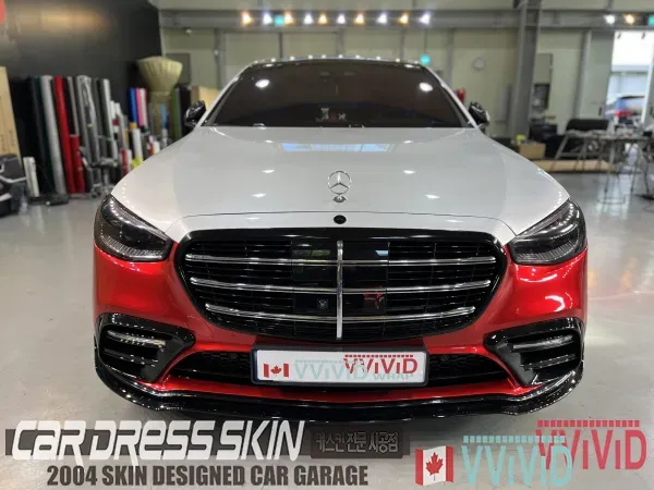 Mercedes-Benz S580 デュオトーンラッピング事例|費用目安・仕上がり 施工写真 2-2