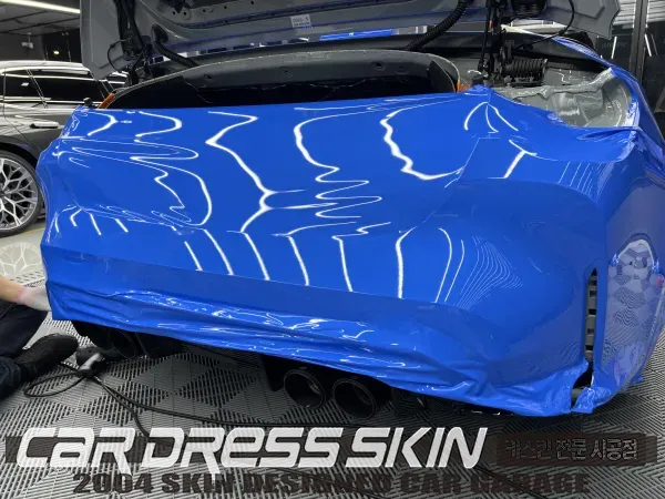 BMW M4 PPF施工事例：シャークブルーの仕上がりと費用目安 施工写真 1-2