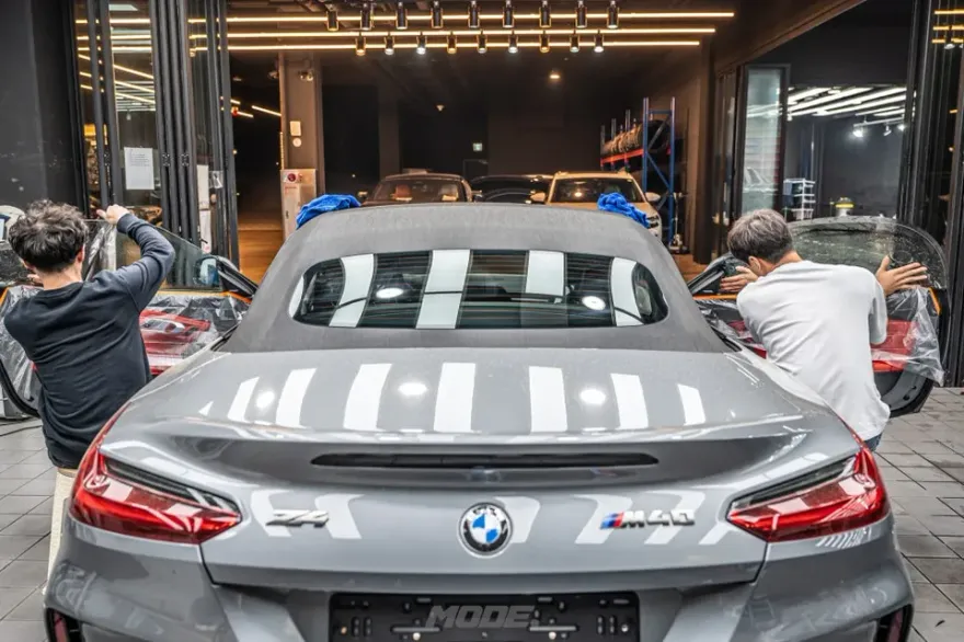 BMW Z4のカーフィルム施工事例｜費用目安・仕上がり 施工写真 3-3