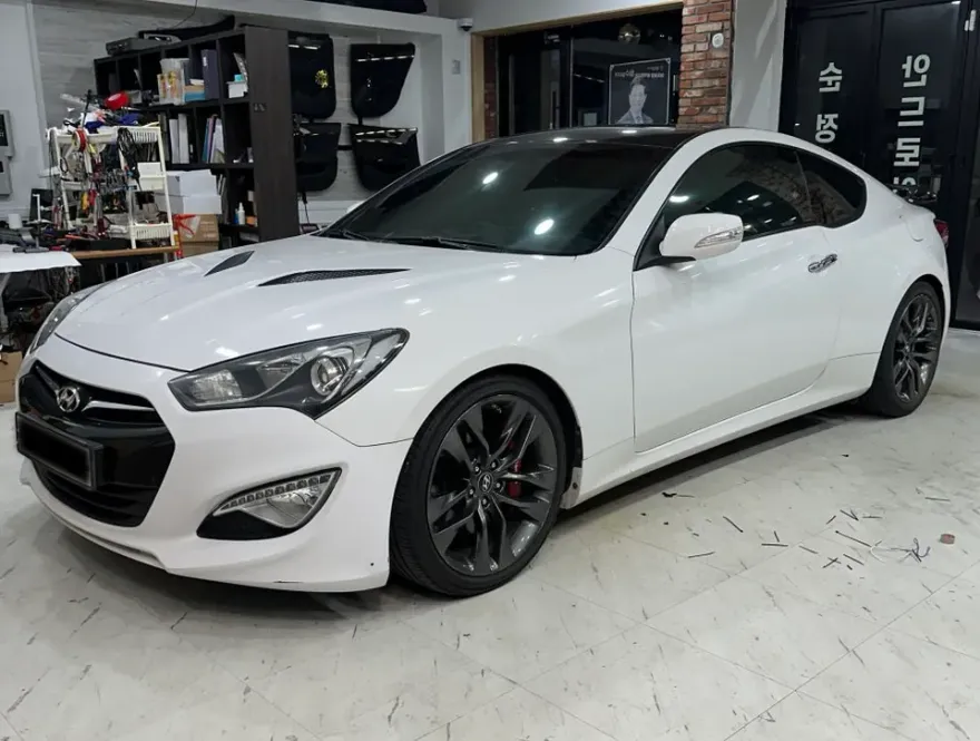 Genesis Coupe android head unit installation result