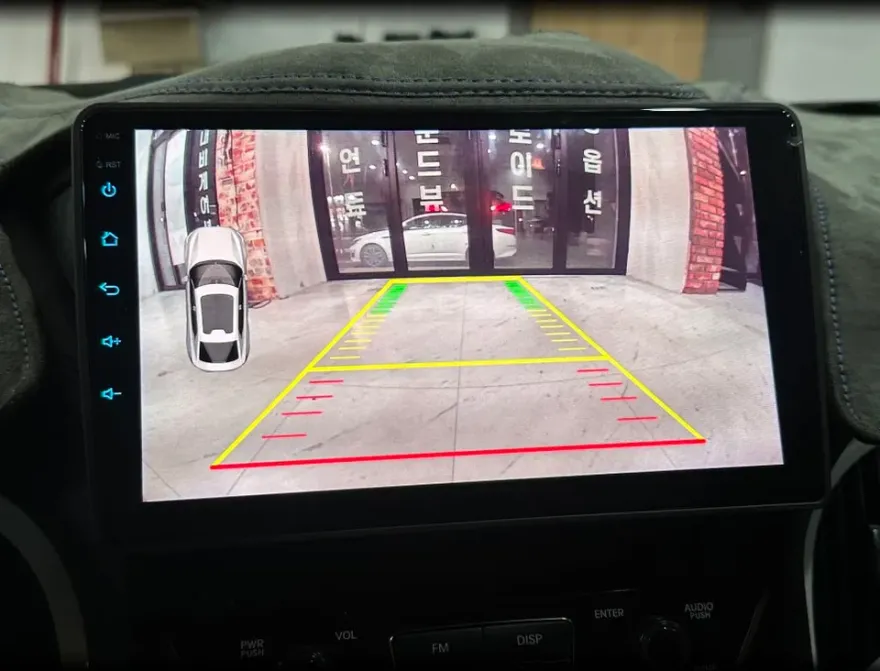 Genesis CoupeのAndroid Auto・CarPlay取付事例 施工写真 2-2