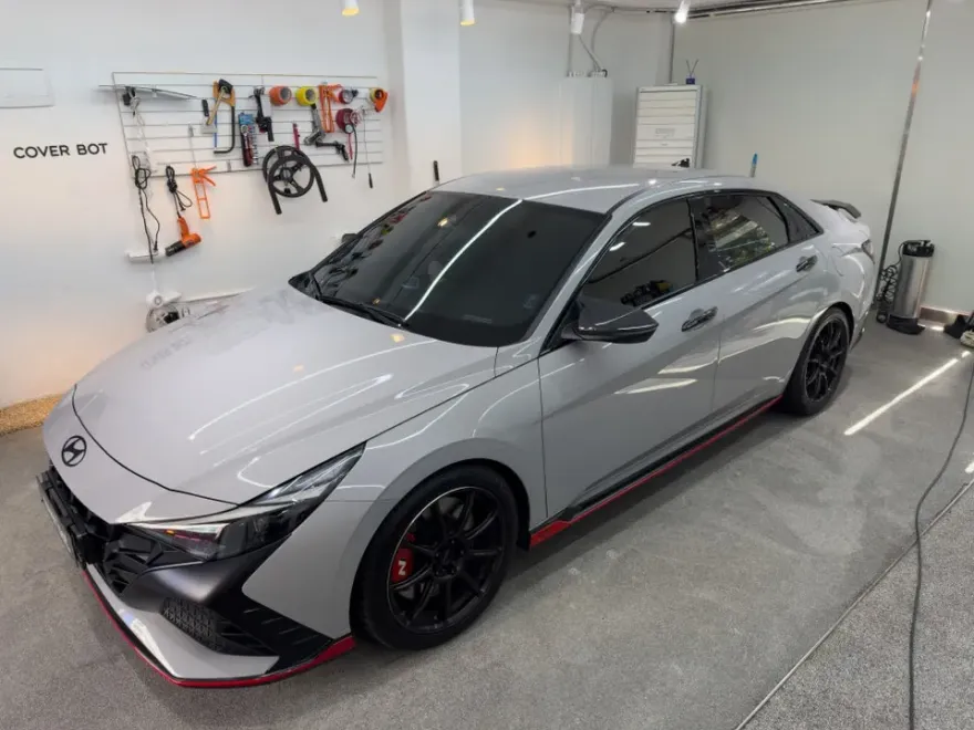 Hyundai Elantra N PPF施工事例｜韓国での実例と費用目安 施工写真 1-1