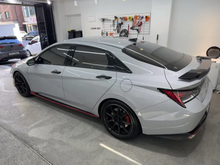 Hyundai Elantra N PPF施工事例｜韓国での実例と費用目安 施工写真 2-1