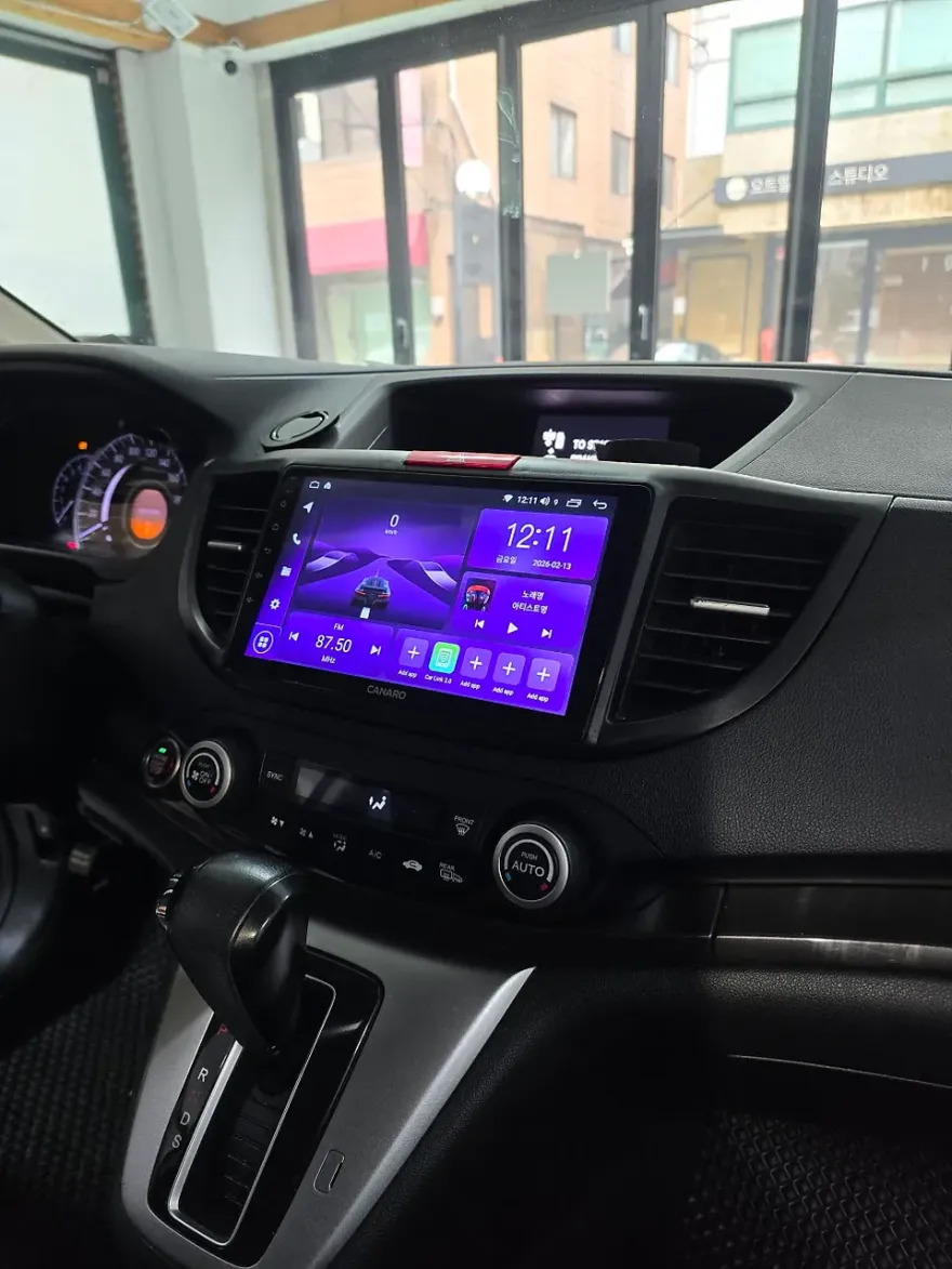 Honda CR-VのAndroid Auto・CarPlay取付事例 施工写真 4-1