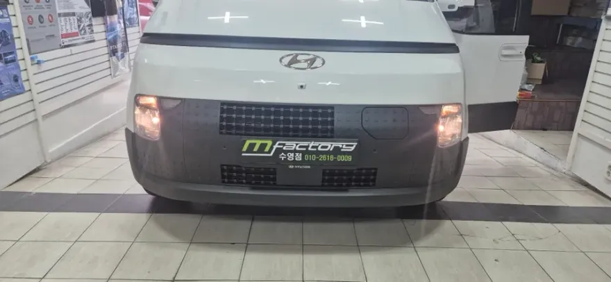 Hyundai Staria lighting upgrade installation result