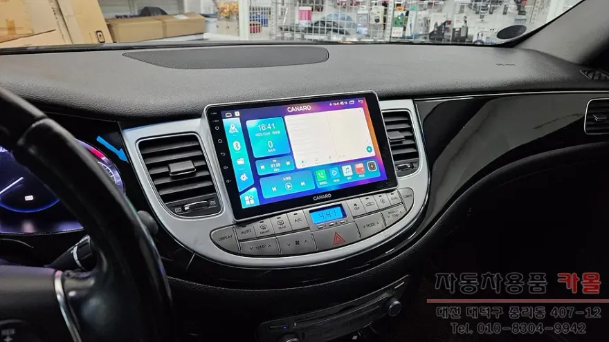 Genesis Genesis BHのAndroid Auto・CarPlay取付事例 施工写真 2-2