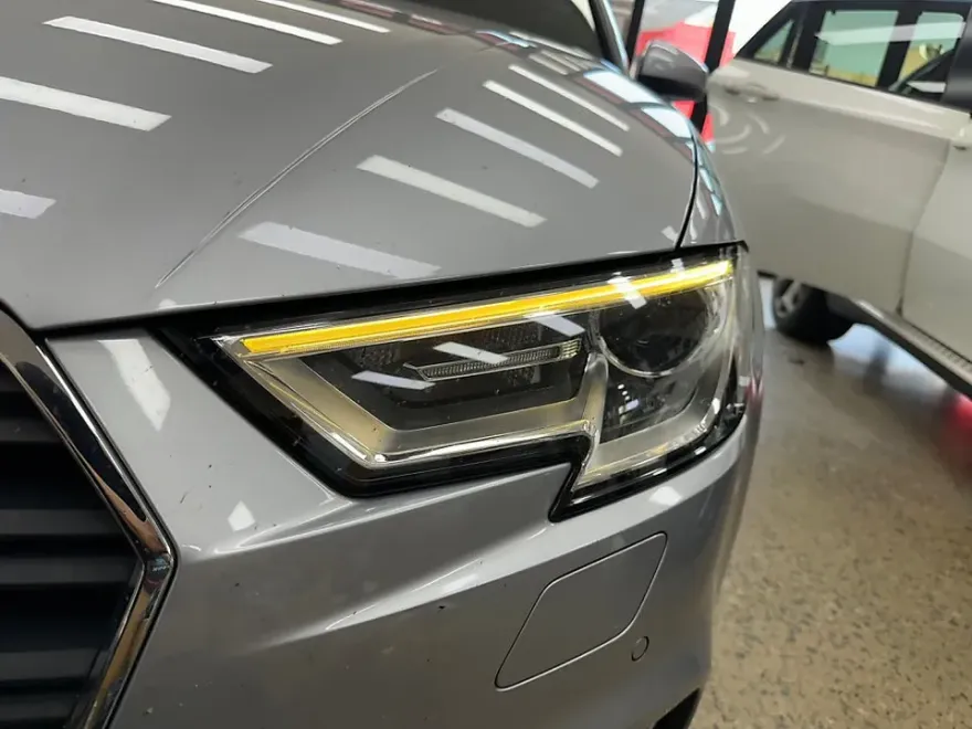 Audi A3 lighting upgrade installation result
