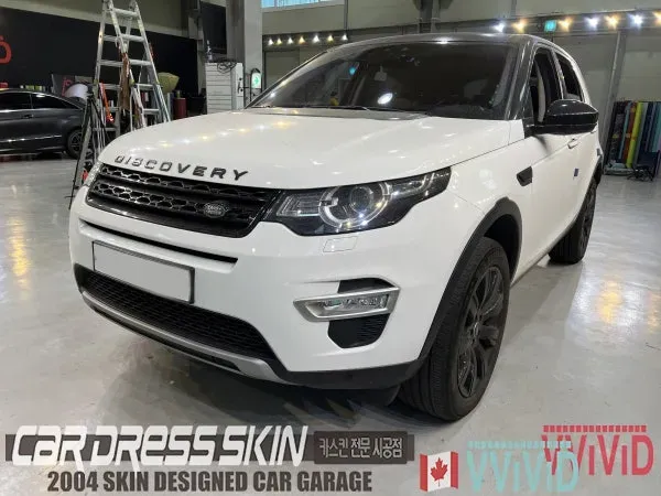 Land Rover Discovery Sportのカーラッピング事例｜ミントカラーの仕上がり 施工写真 1-1