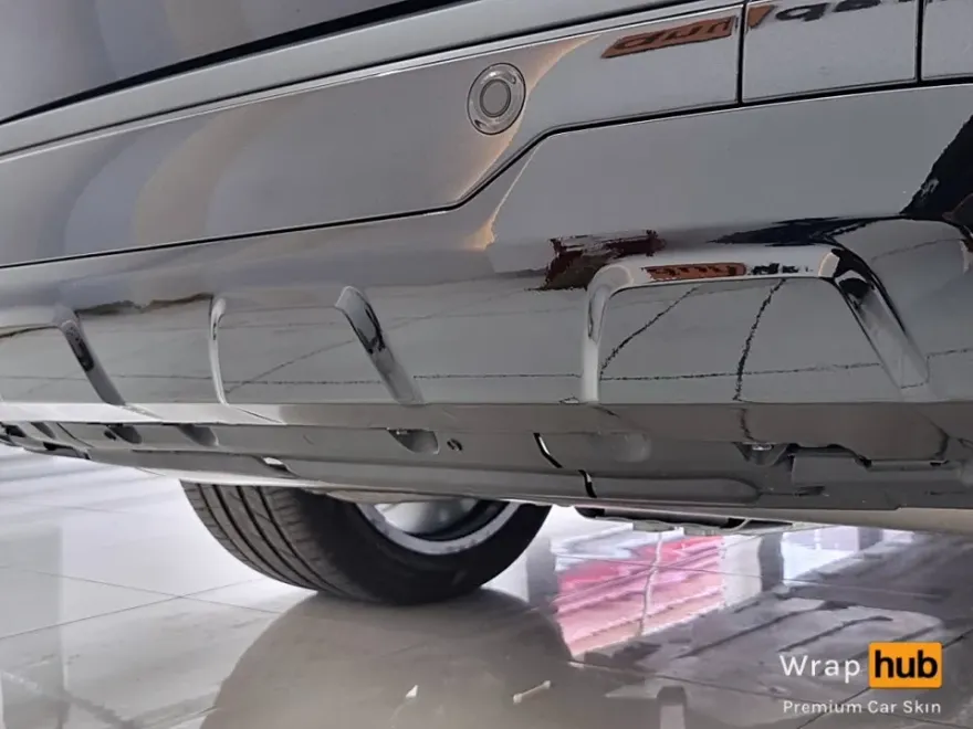 BMW X7のカーラッピング事例｜クロームをブラック化 施工写真 1-3