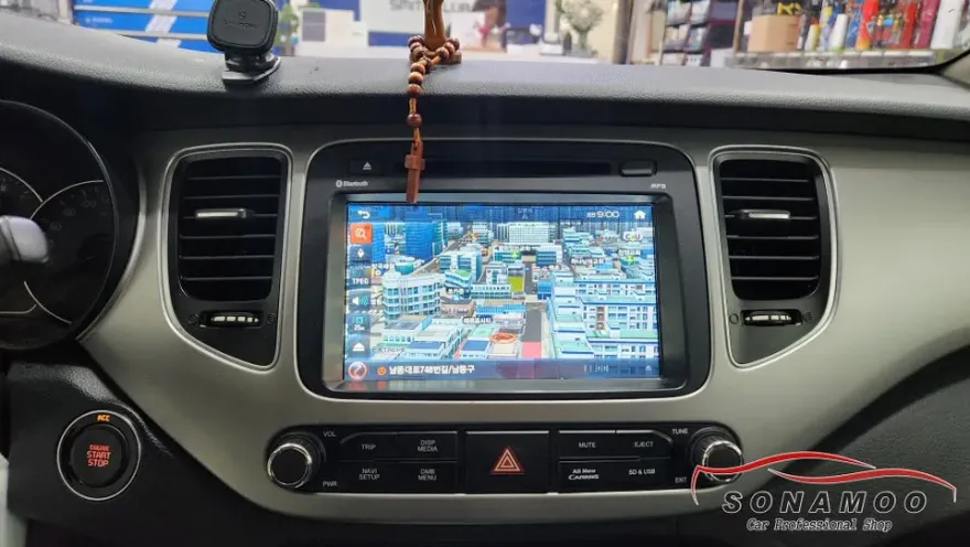 Kia Carens oem options installation result