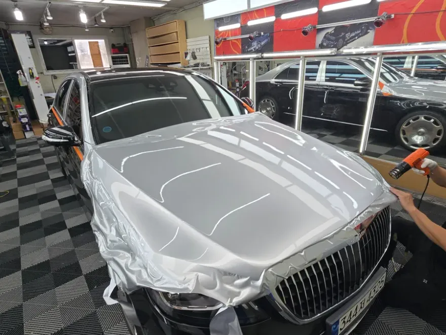 Mercedes-Benz Maybachのカーラッピング事例｜費用目安・仕上がり 施工写真 2-1