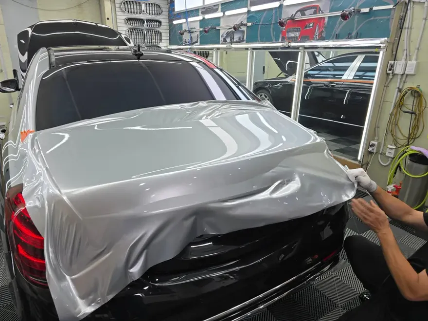 Mercedes-Benz Maybachのカーラッピング事例｜費用目安・仕上がり 施工写真 1-3